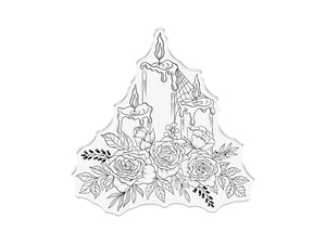Sara Signature Thorn & Bloom Stamp & Die Set - Rose Candles
