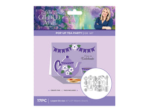 Sara Signature The Gilded Age Metal Die - Pop-up Tea Party