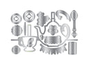 Sara Signature The Gilded Age Metal Die - Pop-up Tea Party