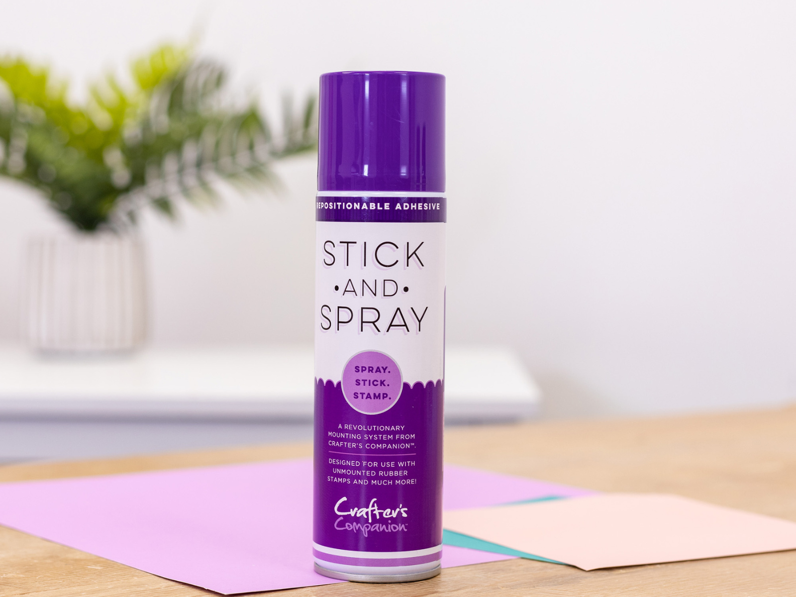 Crafter's Companion Stick and Spray Mounting Adhesive (PURPLE CAN)