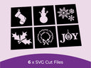 Crafters Companion Stencil Set - Christmas
