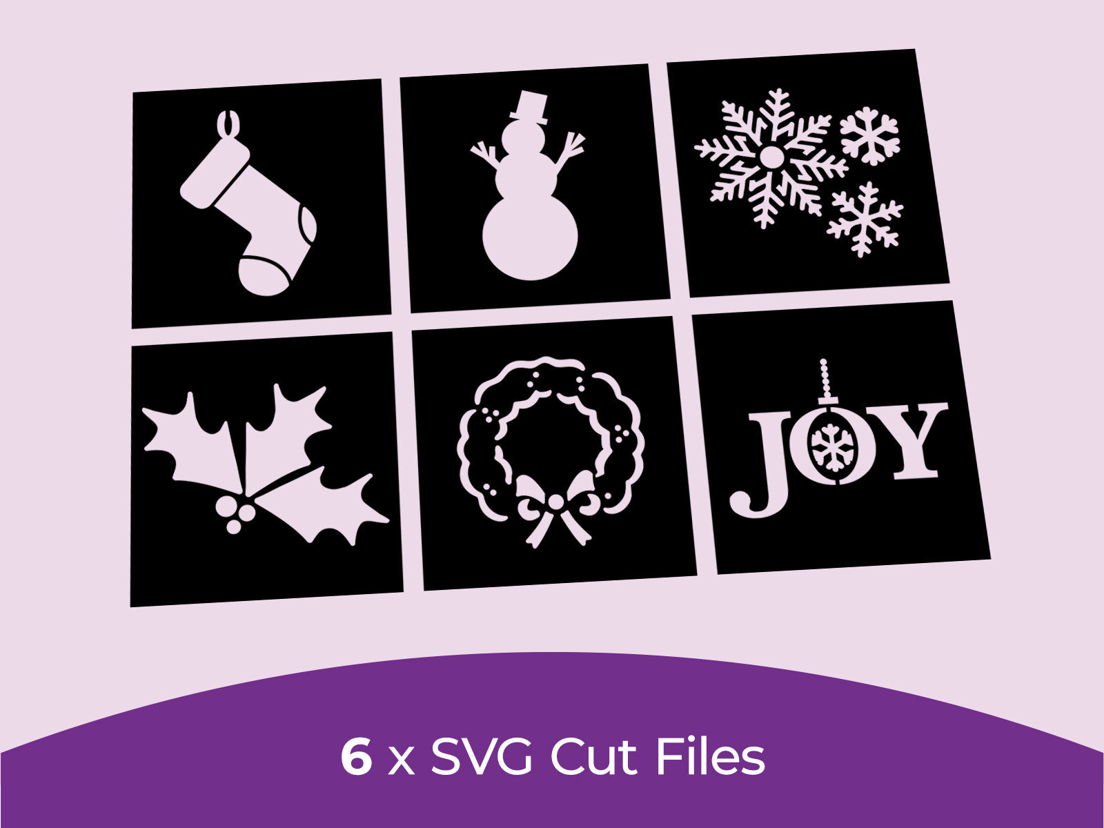 Crafters Companion Stencil Set - Christmas