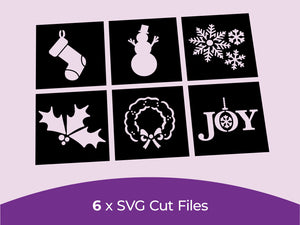 Crafters Companion Stencil Set - Christmas