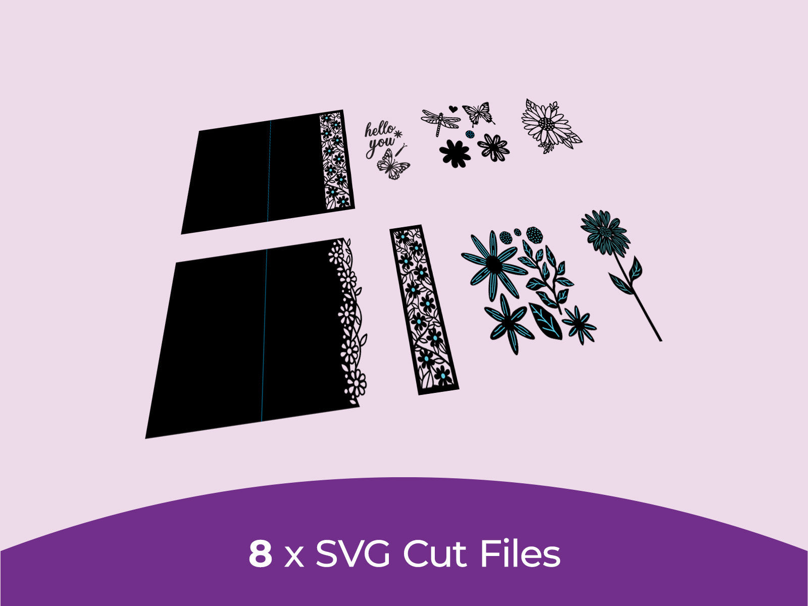 Nature's Garden Delightful Daisies Collection - SVG Cut Files