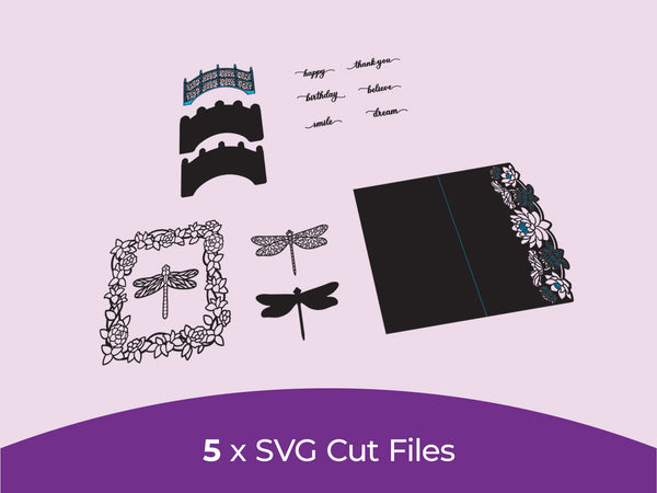 Sara Signature Dancing Dragonfly Collection - SVG Cut Files