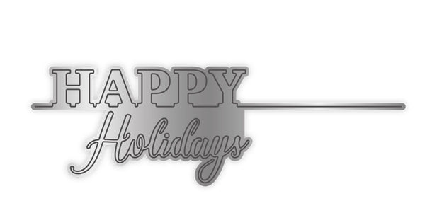 Sara Signature - Frosty and Bright - Metal Dies - Happy Holidays