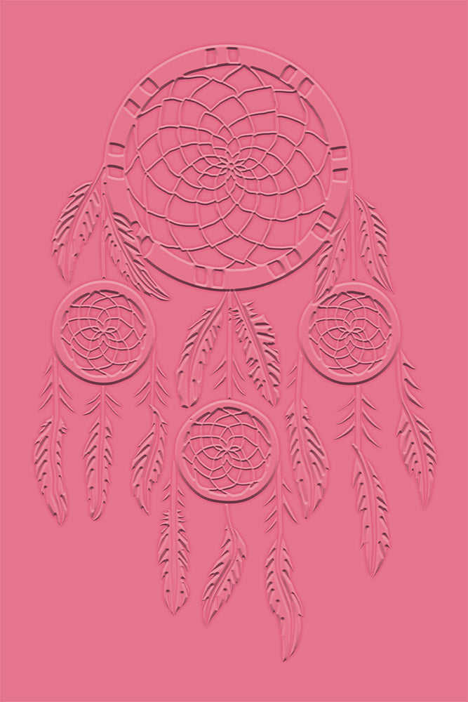 Sara Signature Bohemian 2D Embossing Folder - Follow Your Dreams