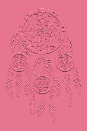 Sara Signature Bohemian 2D Embossing Folder - Follow Your Dreams