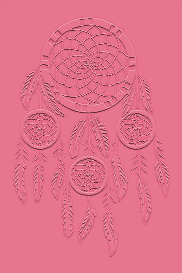 Sara Signature Bohemian 2D Embossing Folder - Follow Your Dreams