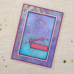Sara Signature Bohemian 2D Embossing Folder - Follow Your Dreams
