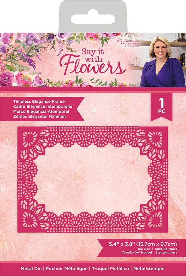 Sara Signature Say It With Flowers Die Selection Crafters Companion EU