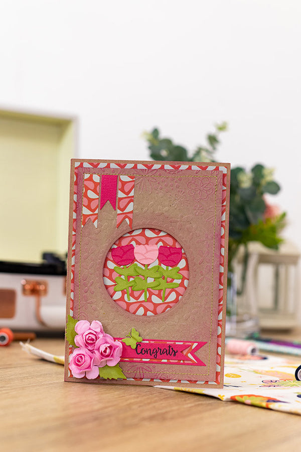 Sara Signature Sew Retro Metal Die - Build-A-Bloom