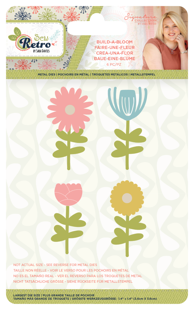 Sara Signature Sew Retro Metal Die - Build-A-Bloom