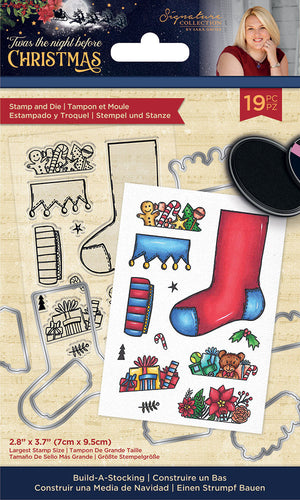 Sara Signature 'Twas the Night Before Christmas - Stamp & Die - Build-A-Stocking