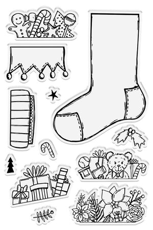 Sara Signature 'Twas the Night Before Christmas - Stamp & Die - Build-A-Stocking
