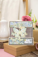 Sara Signature Vintage Butterflies Clear Acrylic Stamp - Butterfly Kisses