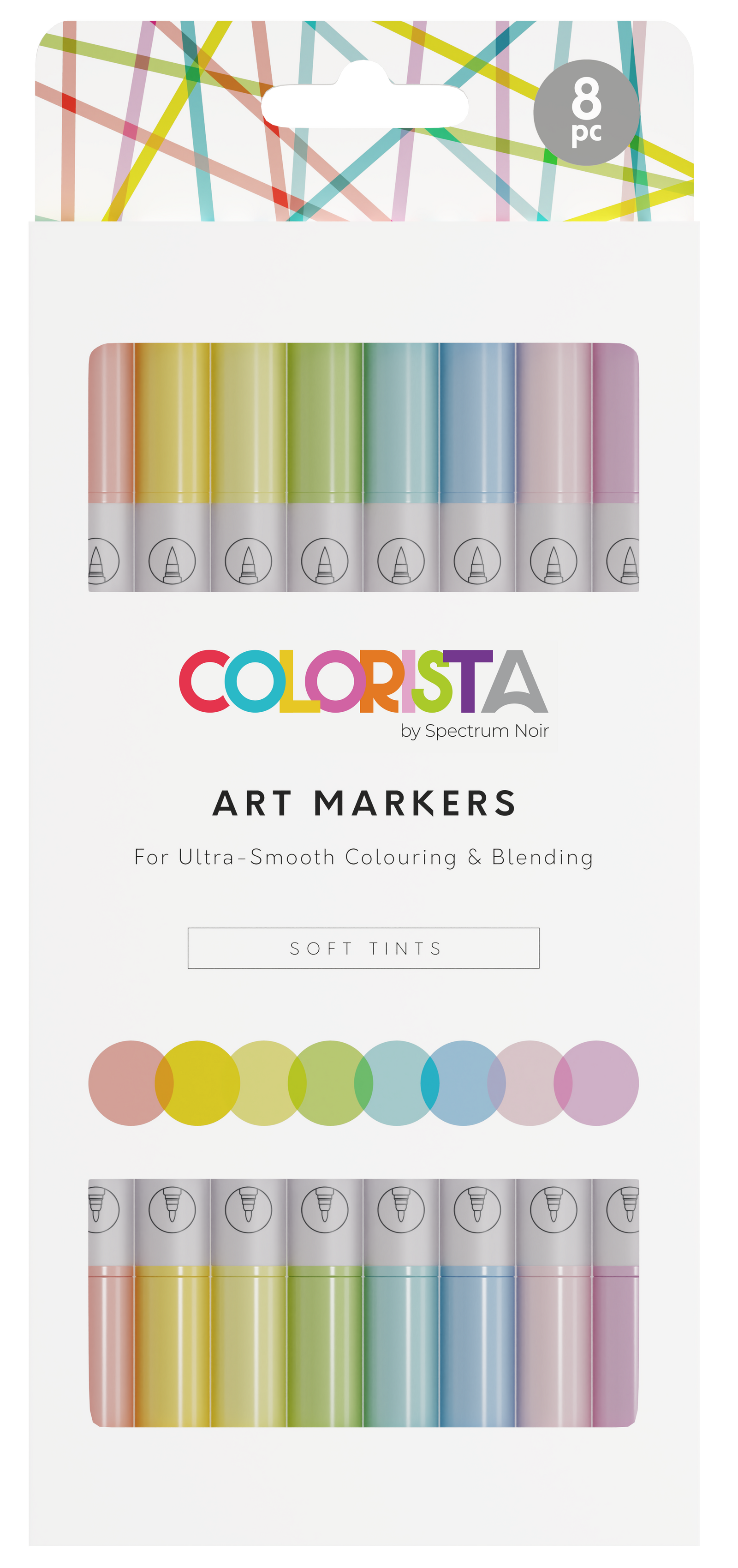 Colorista - Art Marker - Soft Tints 8pc