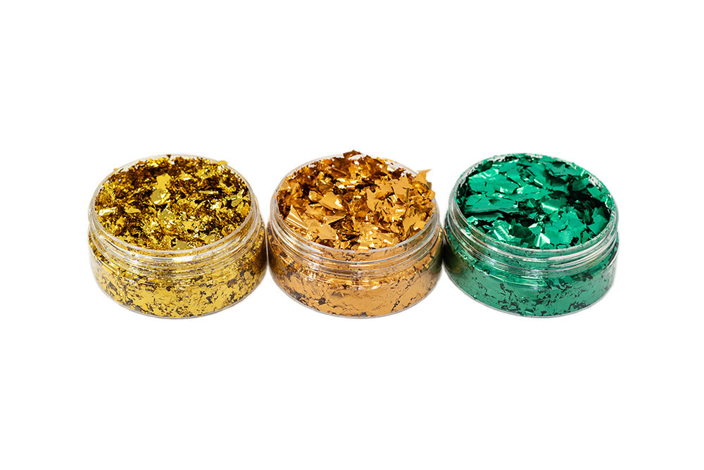 Spectrum Noir 50ml Luxury Gilding Flakes - Patina (3PC)