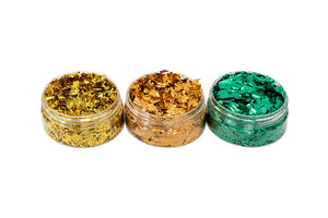 Spectrum Noir 50ml Luxury Gilding Flakes - Patina (3PC)