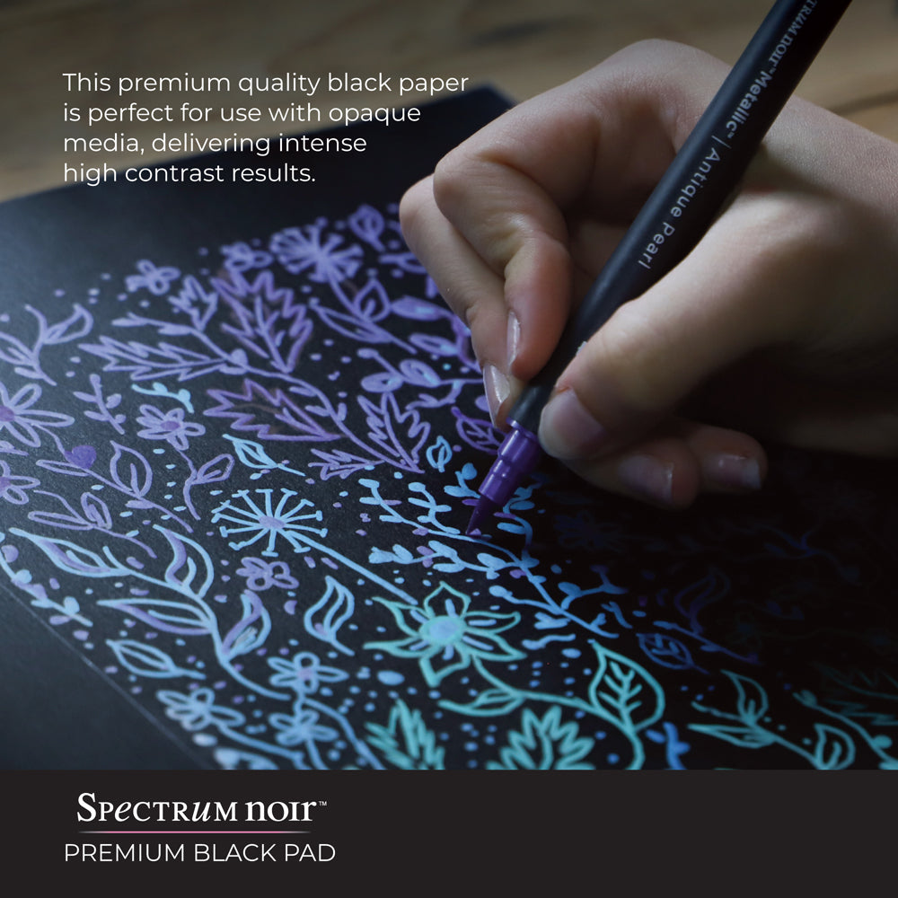 Spectrum Noir 9x12 Premium Black Paper Pad