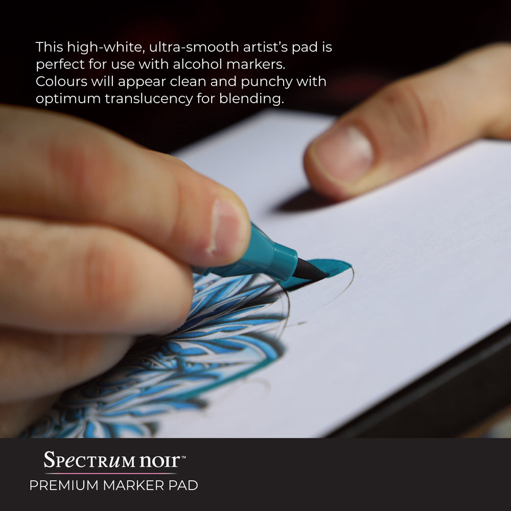 Spectrum Noir 9x12 Premium Marker Paper Pad Crafters Companion EU
