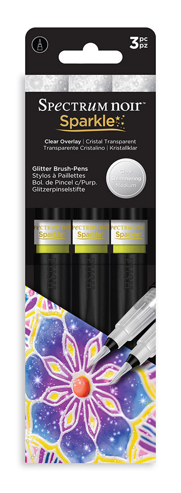 Spectrum Noir Clear Overlay Sparkle Pen 2pk