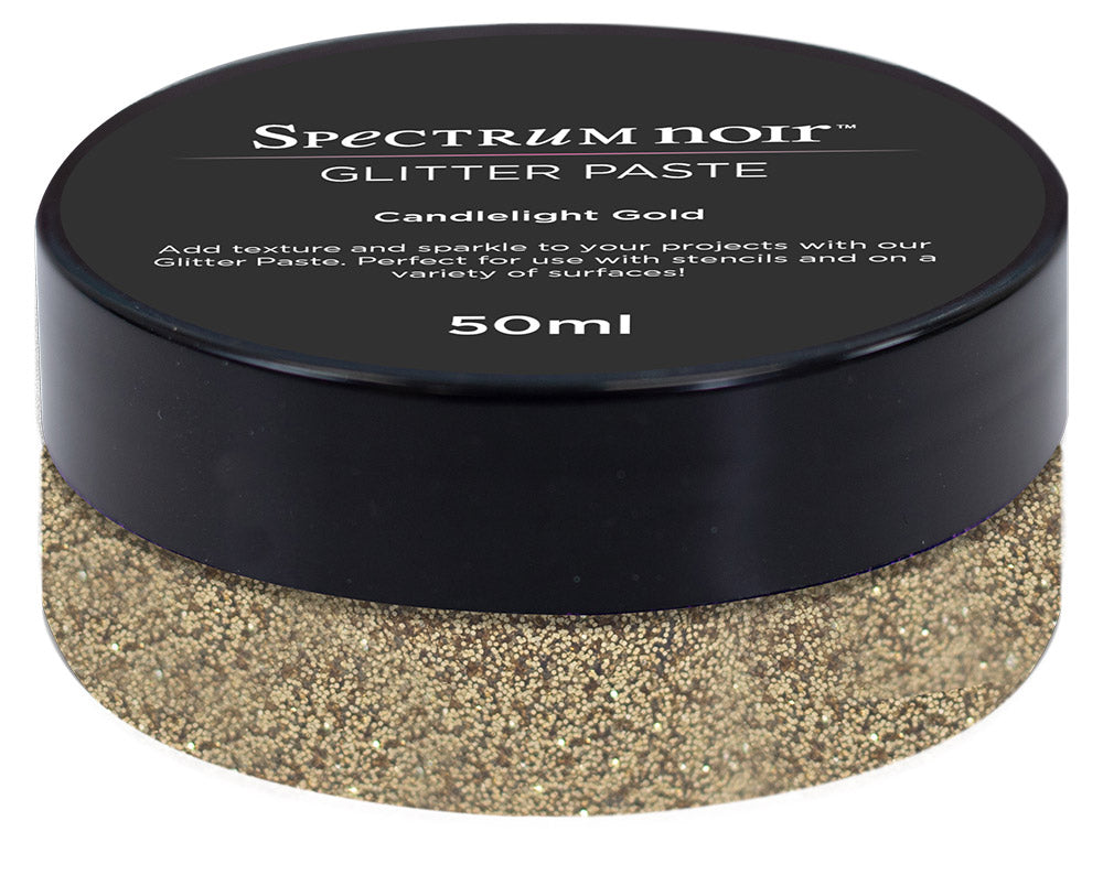 Spectrum Noir Glitter Paste - Candle Light Gold