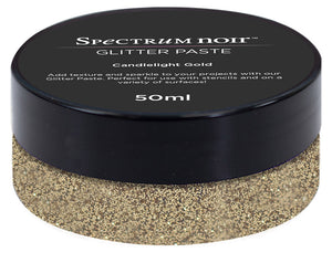 Spectrum Noir Glitter Paste - Candle Light Gold