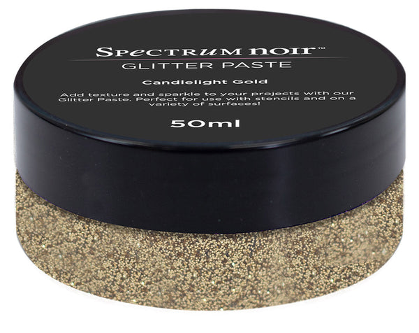 Spectrum Noir Glitter Paste - Candle Light Gold