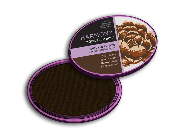 Spectrum Noir Harmony Quick-Dry Dye Inkpad - Seal Brown