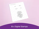 Nature's Garden Delightful Daisies Collection - Digital Bundle