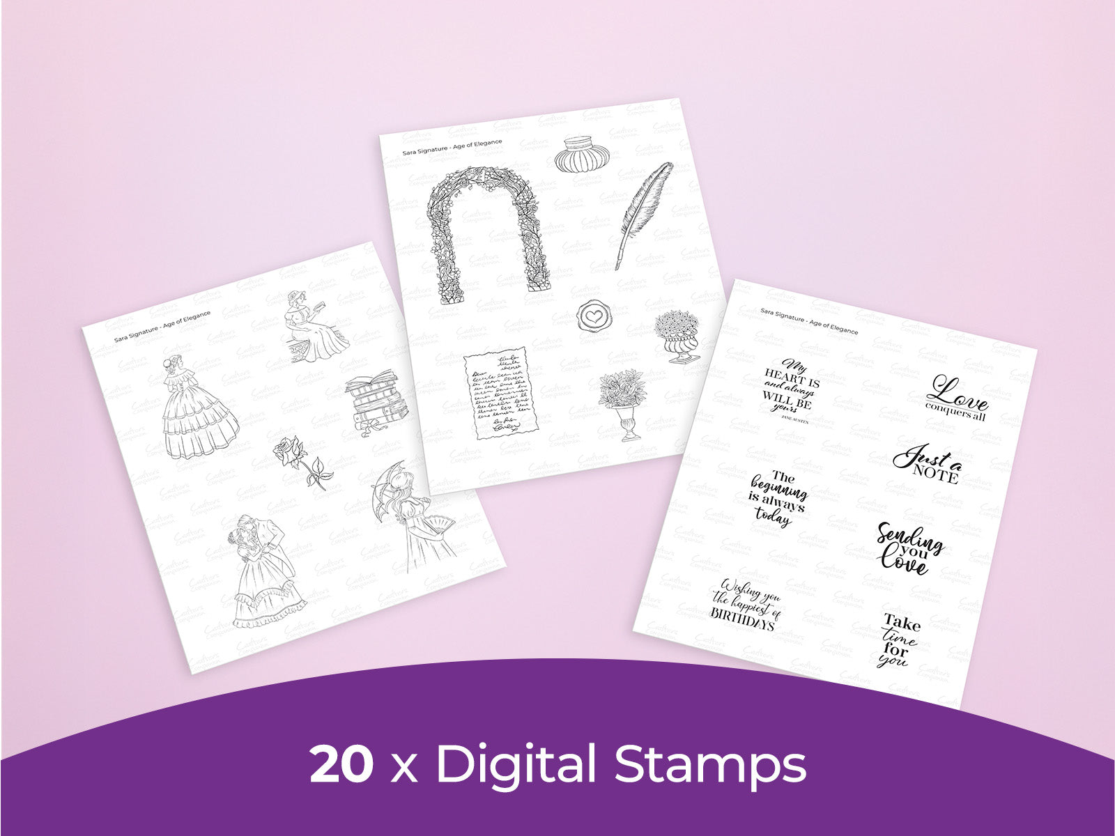 Sara Signature Age of Elegance Collection - Digital Bundle
