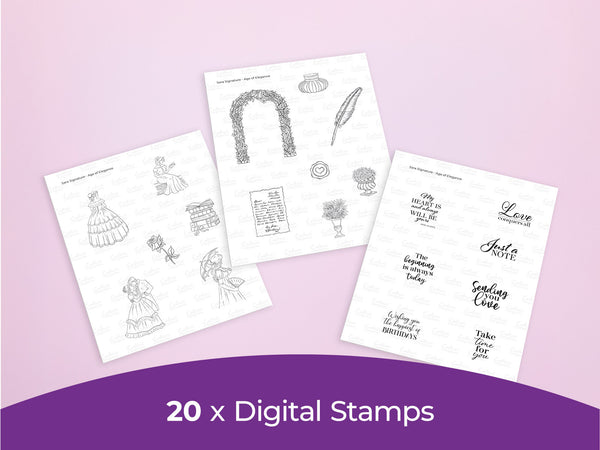 Sara Signature Age of Elegance Collection - Digital Bundle