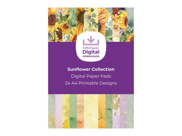 Sunflower Collection - Digital Paper Pad