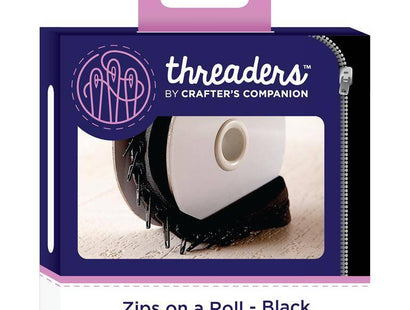 Threaders Zips on a Roll - Black