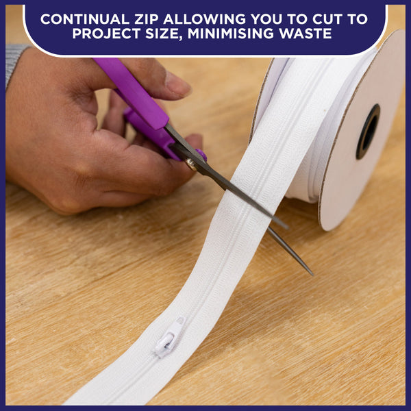 Threaders Zips on a Roll White Crafters Companion EU