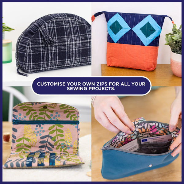 Threaders Zips on a Roll White Crafters Companion EU