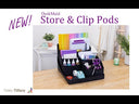 Totally Tiffany - Desk Maid - Store & Clip Pods - Large Storage