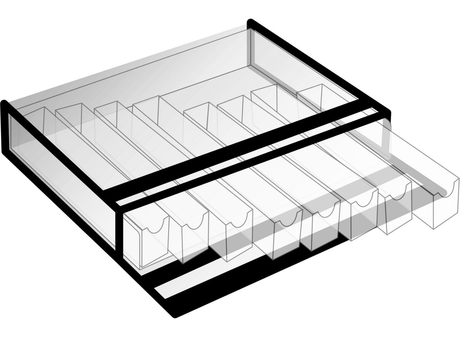 Totally Tiffany Storage and Supply Case – 8 Drawers