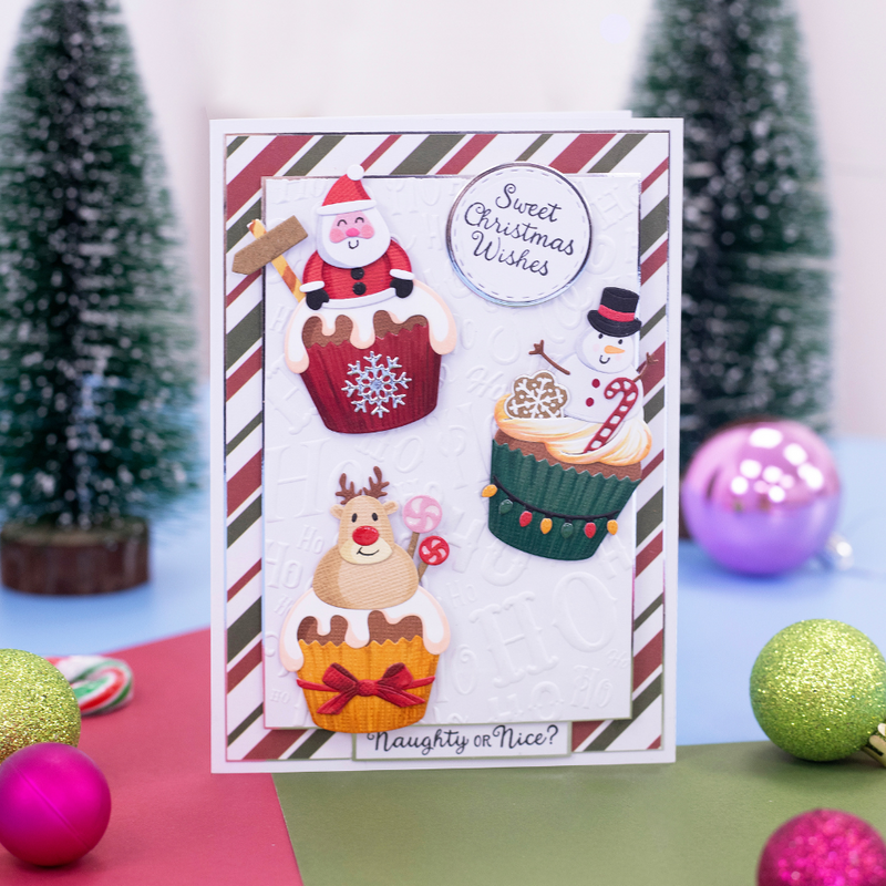 Christmas Cupcake Dies