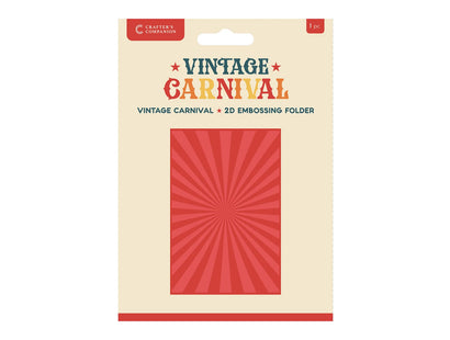Vintage Carnival 6 x 4 2D Embossing Folder - Vintage Carnival