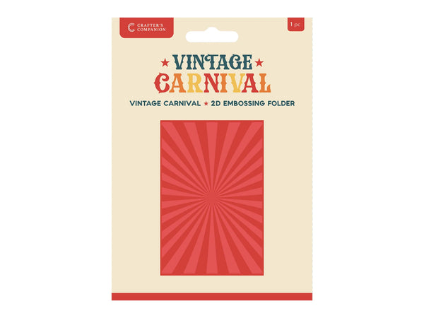 Vintage Carnival 6 x 4 2D Embossing Folder - Vintage Carnival