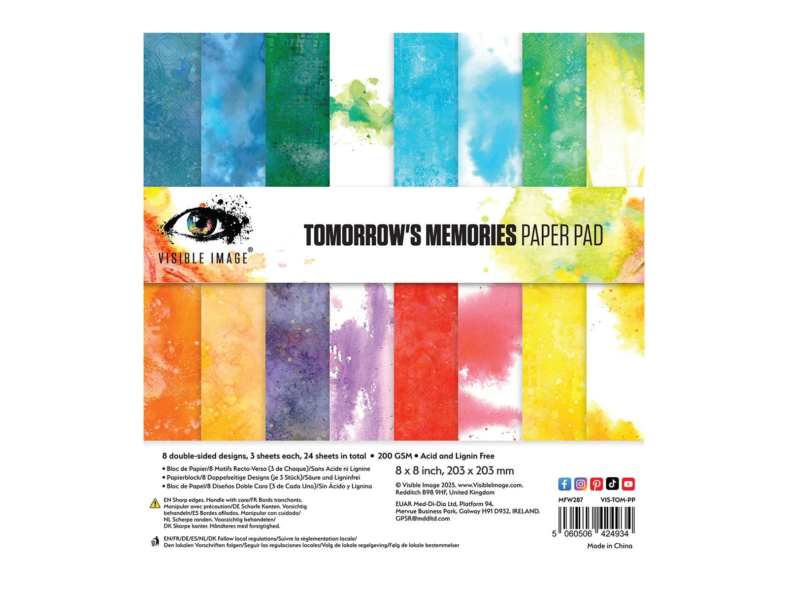 Visible Image Tomorrow's Memories Paper Pad 8" x 8"