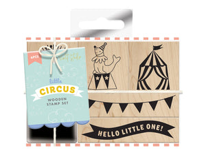 Violet Studio Little Circus Wooden Stamp Set