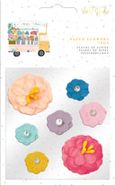 Violet Studios Paper Flowers - 7pcs - Rainbow Blooms