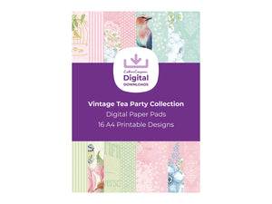 Vintage Tea Party Collection - Digital Paper Pad