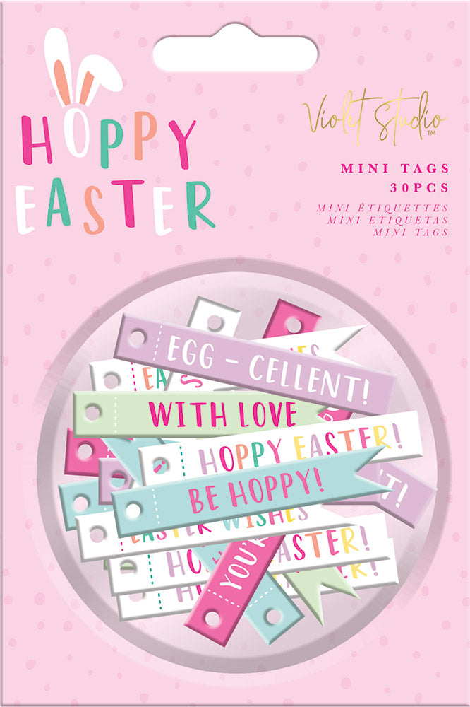 Violet Studio - Mini Tags - Hoppy Easter - 30pcs