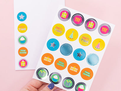 Violet Studios Mini Stickers - Party - 100pcs