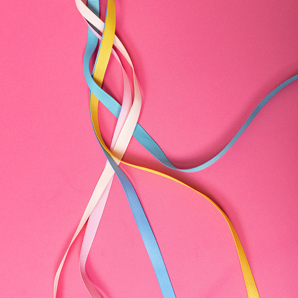 Violet Studios Ribbon Pack - 5pk - Rainbow Blooms
