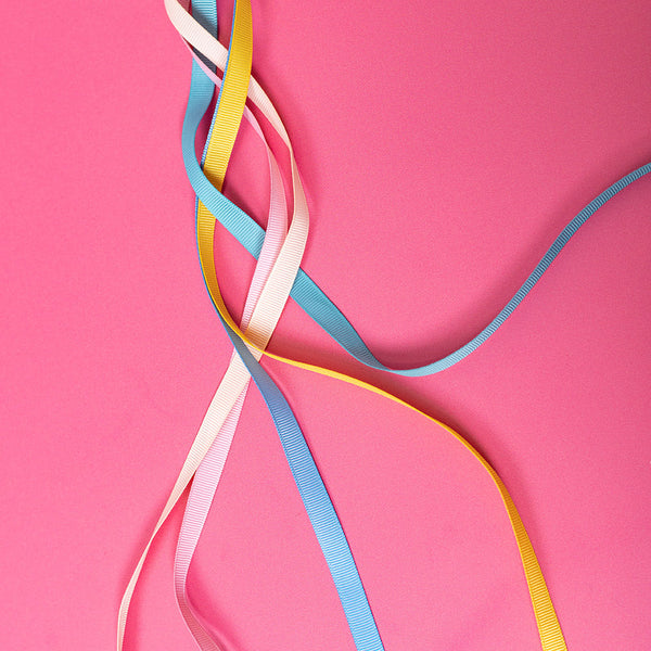 Violet Studios Ribbon Pack - 5pk - Rainbow Blooms